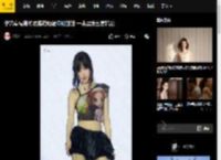 宁艺卓吊带露脐装搭短裙宛如娃娃 一头黑发五官精致