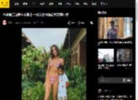 卡戴珊三姐穿泳衣带娃 一双儿女同框合影软萌可爱