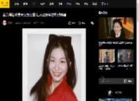 金靖撕拉片美照又酷又甜 红衣黑发笑容热烈明媚