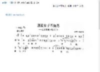 谁说女子不如男 豫剧 花木兰 选段  歌谱,豫剧谱 简谱
