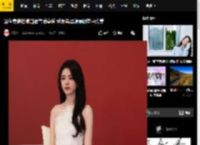赵今麦穿挂脖白裙气质卓越 秀发乌黑靓丽很有中式美