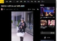 戚薇纯黑look现身机场 头戴墨镜表情酷酷的