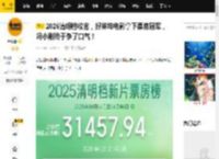 2025清明档收官，好莱坞电影拿下票房冠军，冯小刚终于争了口气！_档期_影片_向阳