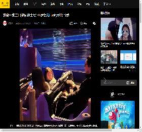 戚薇一家三口游玩迪士尼 十岁女儿Lucky乖巧可爱